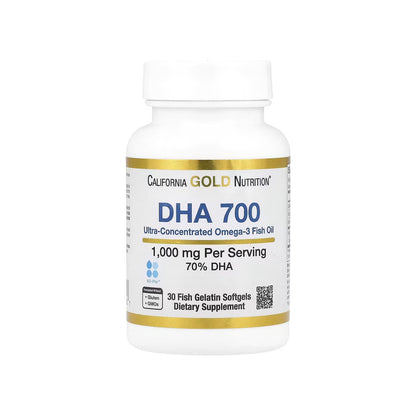 Aceite de pescado DHA 700, Ultraconcentrado, 1,000 mg -California Gold Nutrition