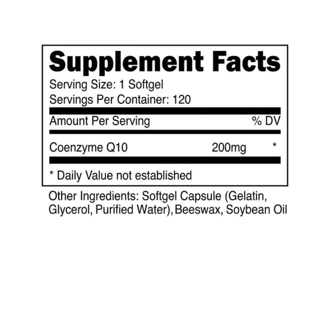 CoQ10, 200 mg - Nutricost,