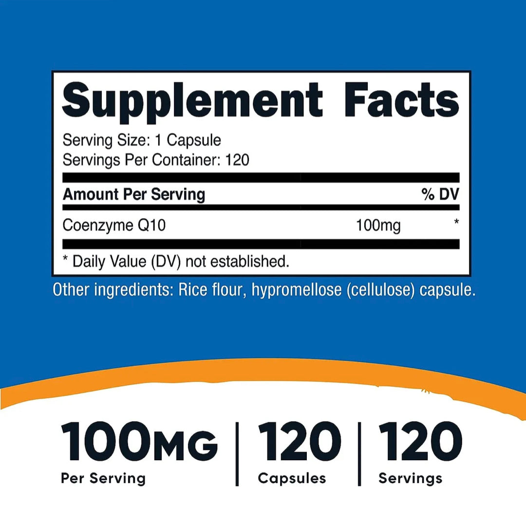 CoQ10, 200 mg - Nutricost,