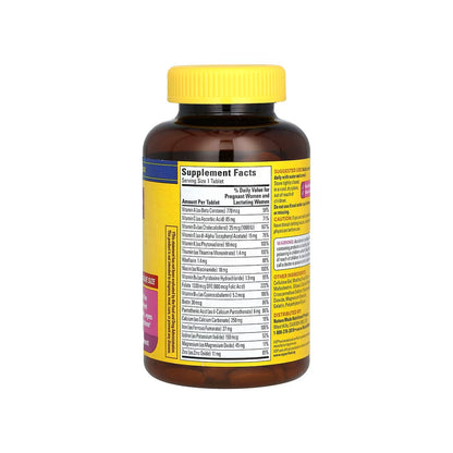 PRENATAL FOLIC ACID, multivitamínico prenatal con ácido fólico, 250 tabletas (NATURE MADE).